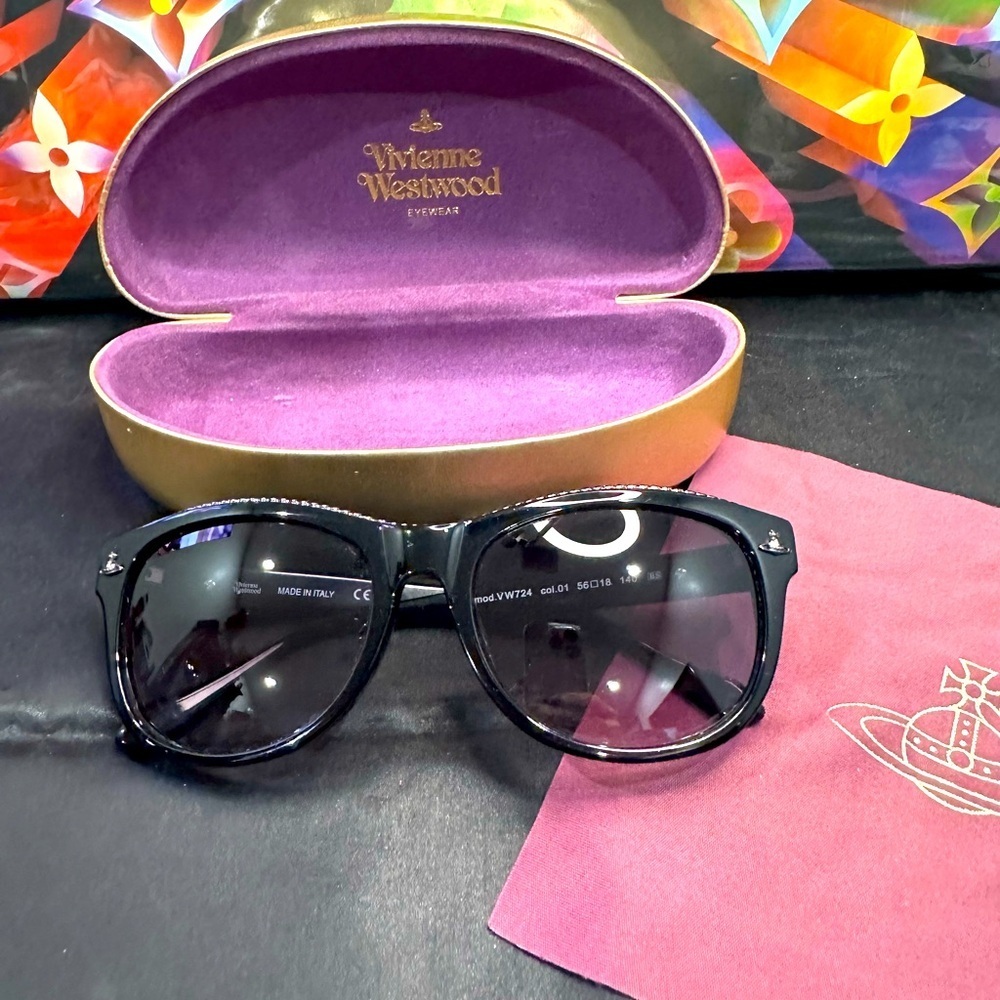 Vivienne Westwood Cat-eye Metal Edged Sunglasses EUC​ Vintage​
